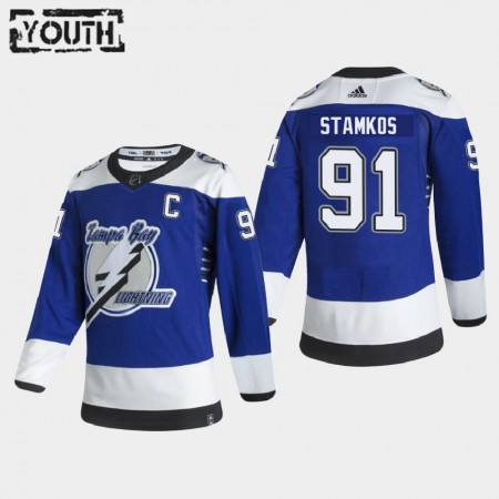 Dětské Hokejový Dres Tampa Bay Lightning Dresy Steven Stamkos 91 2020-21 Reverse Retro Authentic